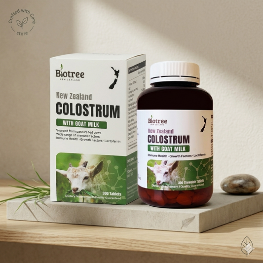 Biotree NZ Premium Colostrum - with Goat Milk Daily Nutrition & Vitality Formula
